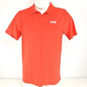 COCA-COLA Merchandising Employee Uniform Polo Shirt Red NEW Size M Medium